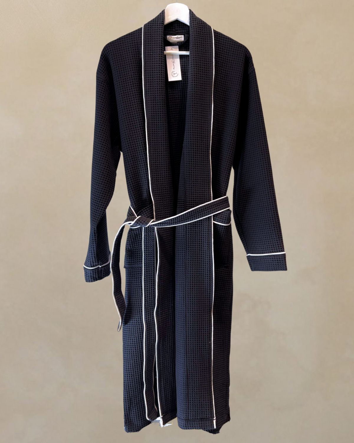 The Plum Blossom Company Organic Cotton Waffle Robe: Classic, Piped or Hooded
