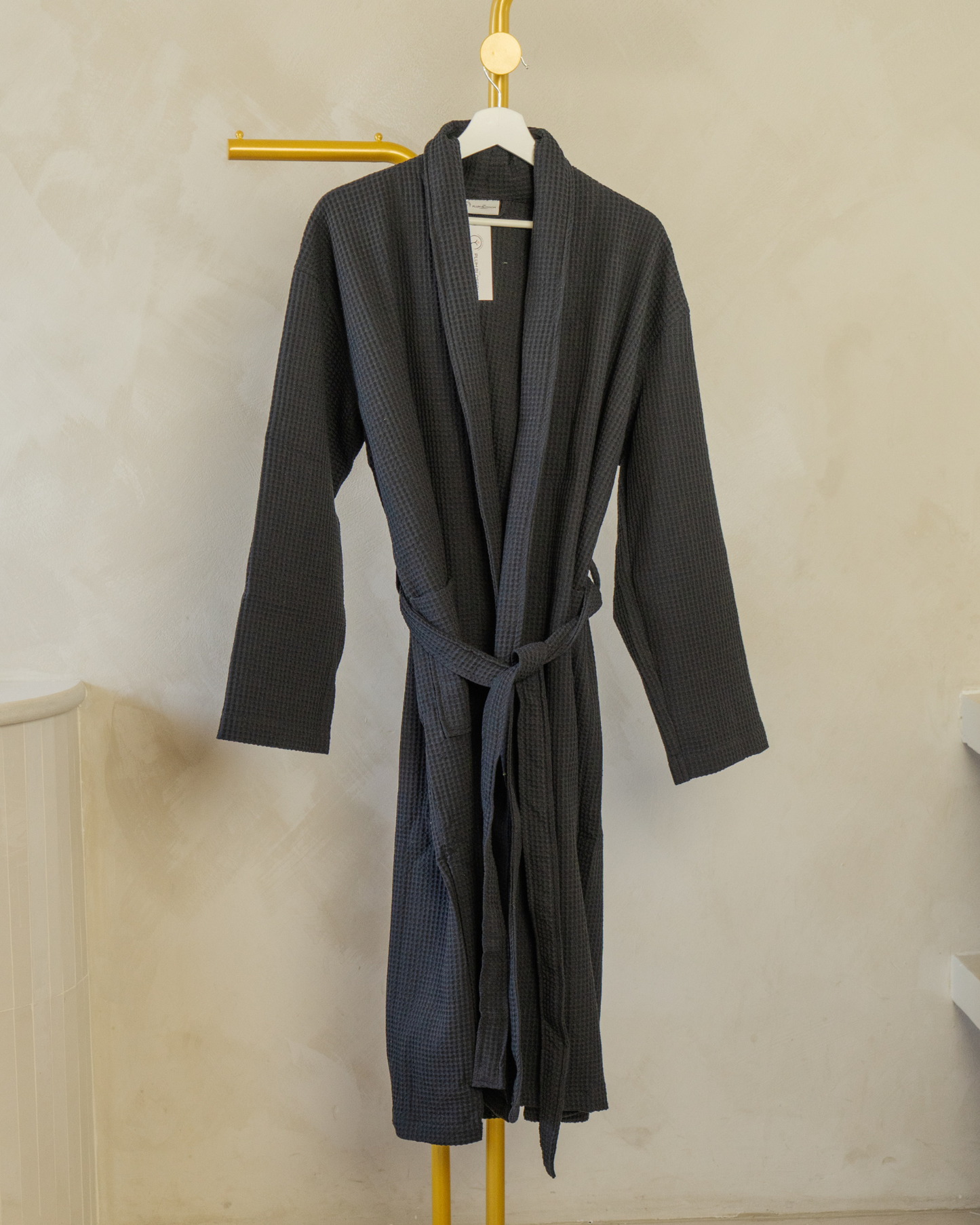 The Plum Blossom Company Organic Cotton Waffle Resort Robe