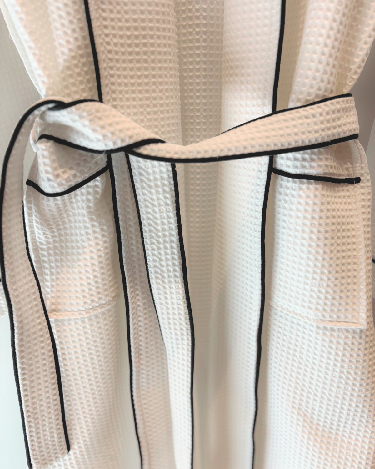 The Plum Blossom Company Organic Cotton Waffle Robe: Classic, Piped or Hooded