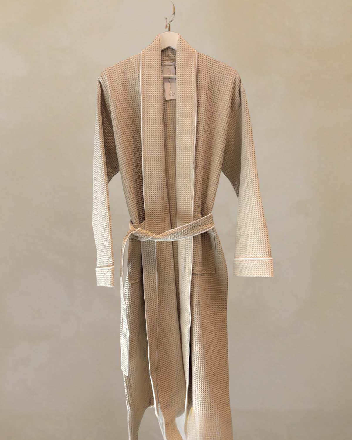 The Plum Blossom Company Organic Cotton Waffle Robe: Classic, Piped or Hooded