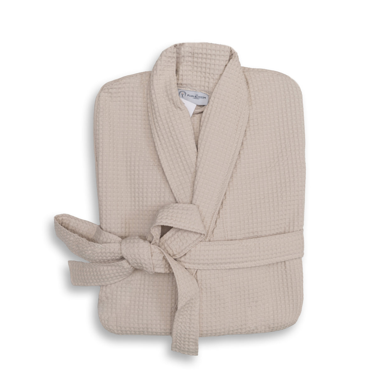 The Plum Blossom Company Organic Cotton Waffle Robe: Classic, Piped or Hooded