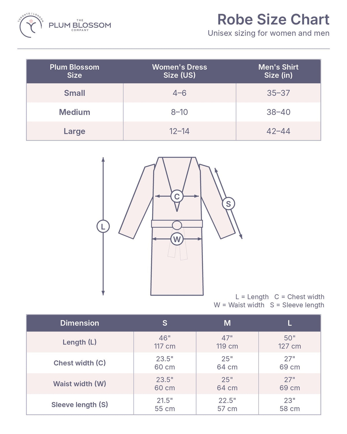 The Plum Blossom Company Organic Cotton Waffle Robe: Classic, Piped or Hooded