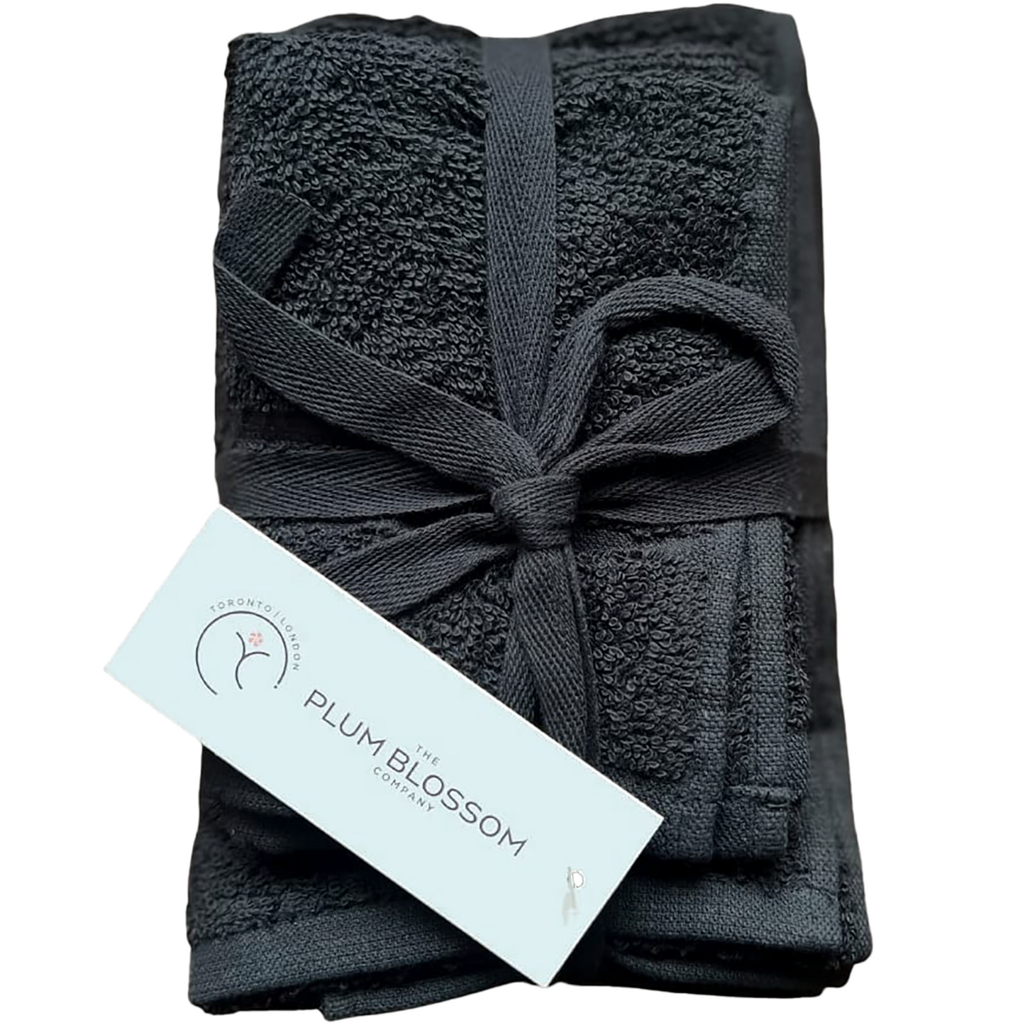 The Plum Blossom Company Ensemble de serviettes en éponge bio, certifié GOTS