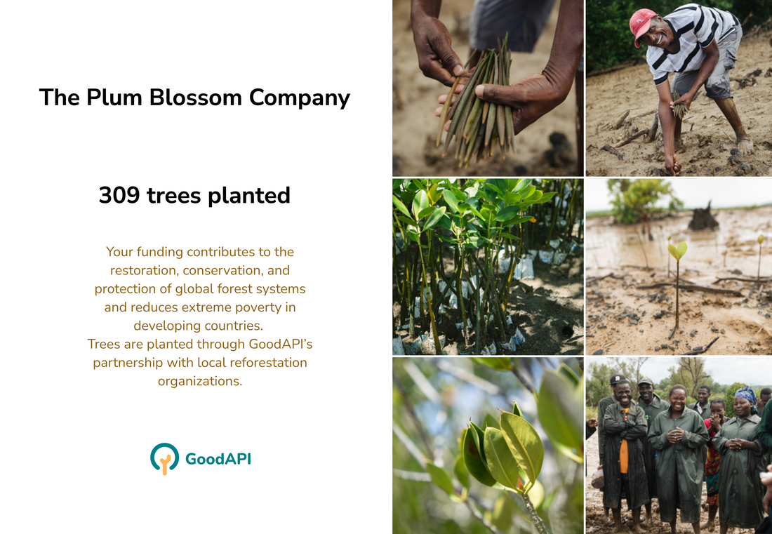 309 trees planted! Thanks for helping spread the good.