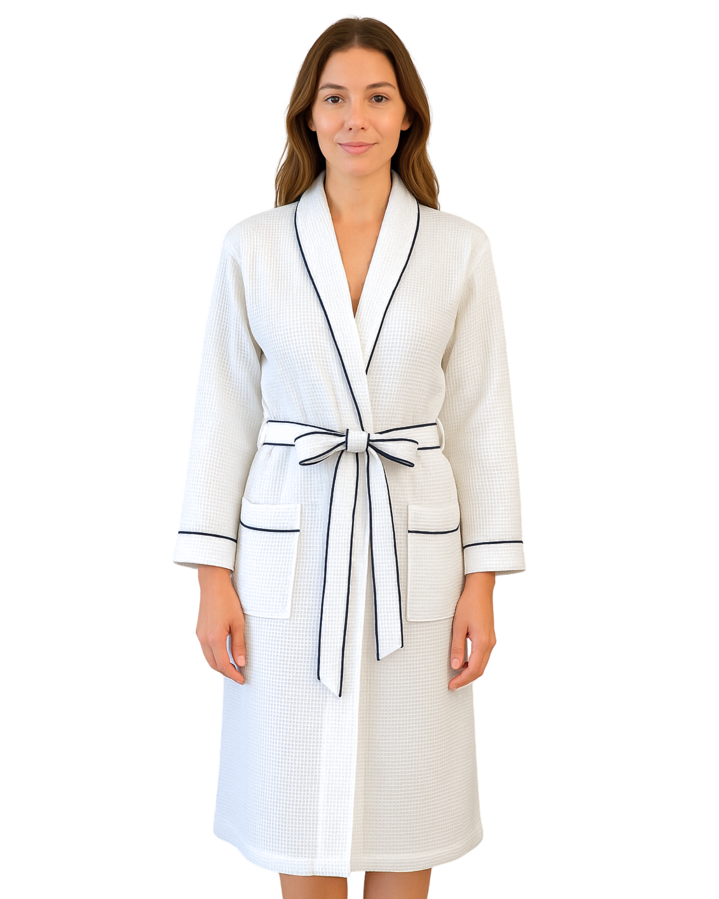 The Plum Blossom Company Organic Cotton Waffle Resort Robe