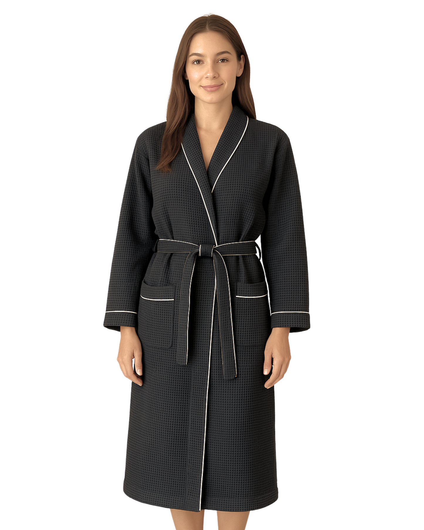 The Plum Blossom Company Organic Cotton Waffle Resort Robe
