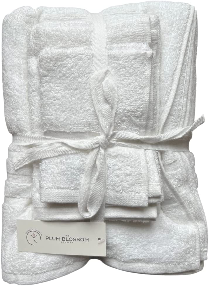 100% Organic Cotton Towel Set | GOTS Certified 3 Piece Towel Set